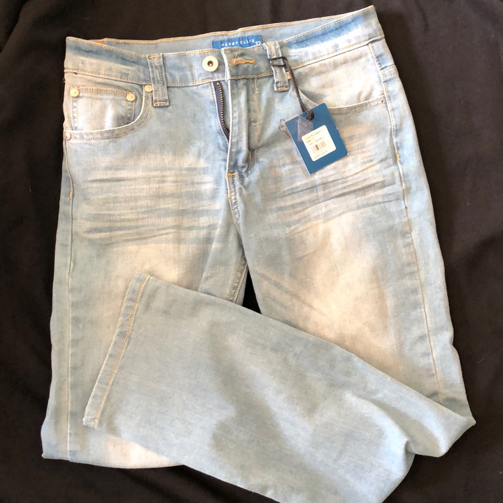 Perry Ellis jeans Campbell color faded